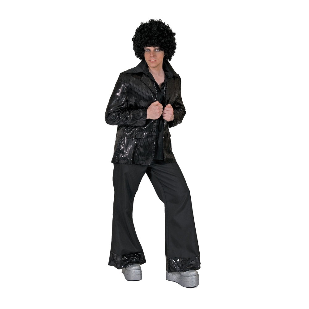 Disco Jacket Black Adult Lg