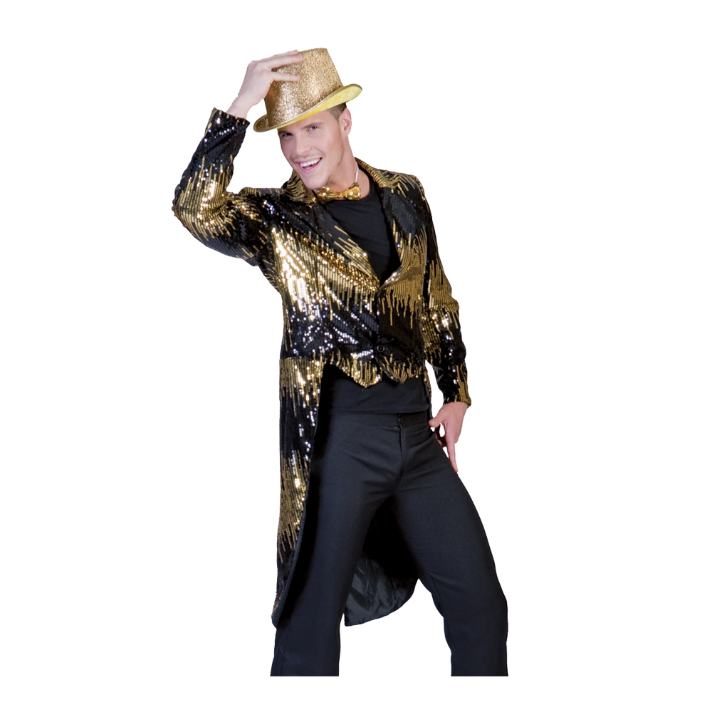 Glitter Tailcoat Gold Adult Xl