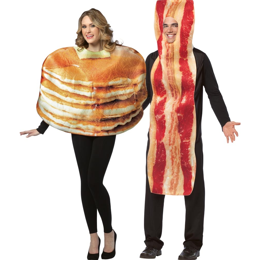 Pancake And Bacon Slice Couple