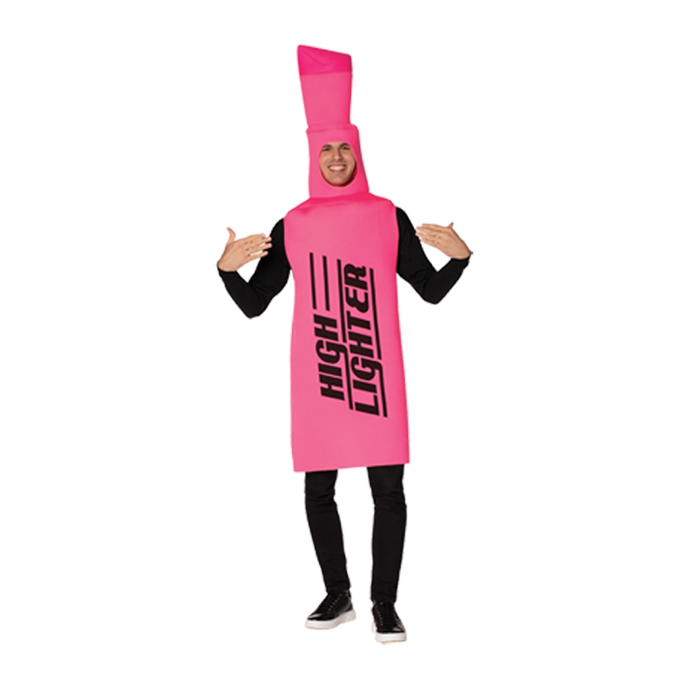 Highlighter Adult Costume Pink