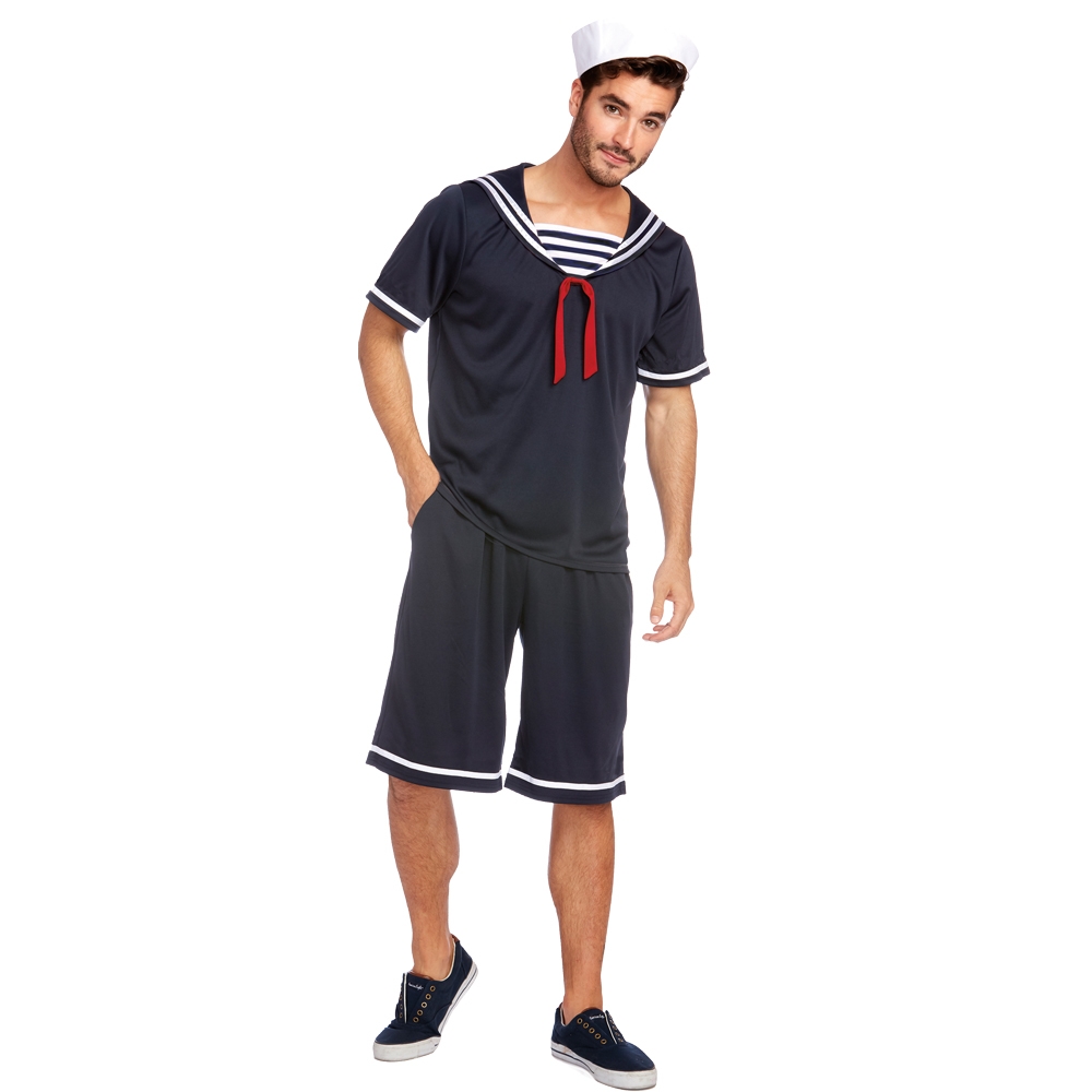 Men's Seaside Sailor Costume Adult Medium