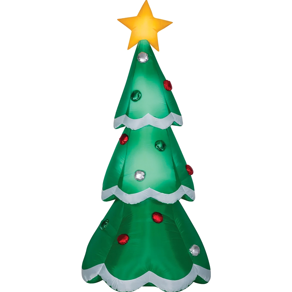 Airblown Metallic Xmas Tree