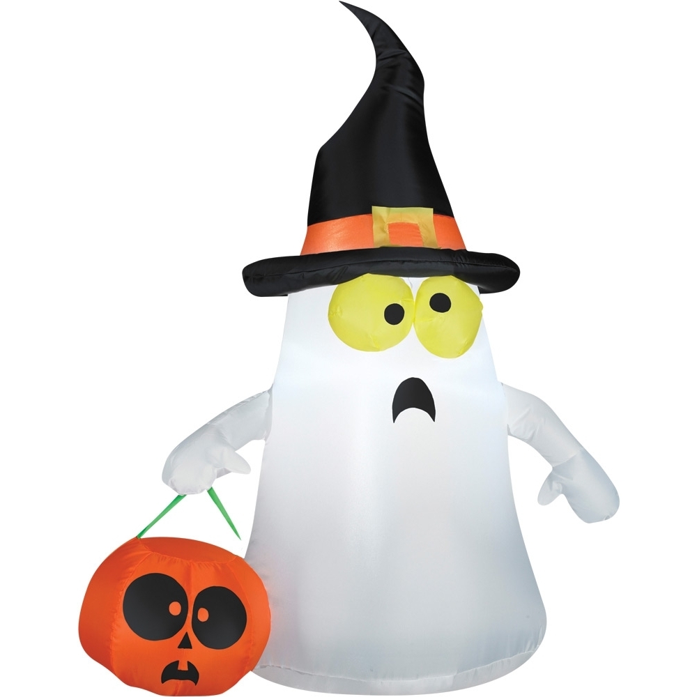 Airblown- Ghost W/Witch Hat-Sm