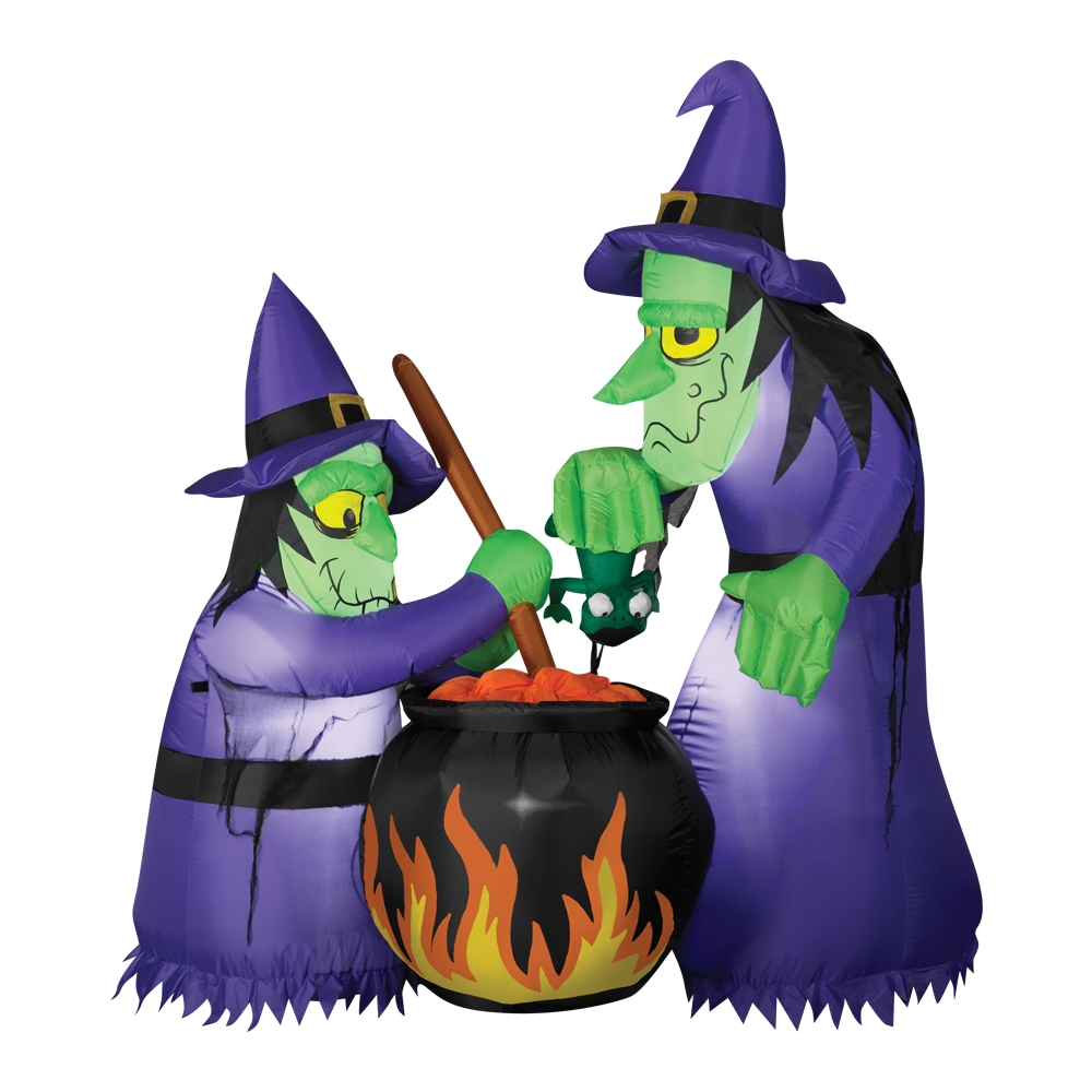 Airblown Double Witch Cauldron
