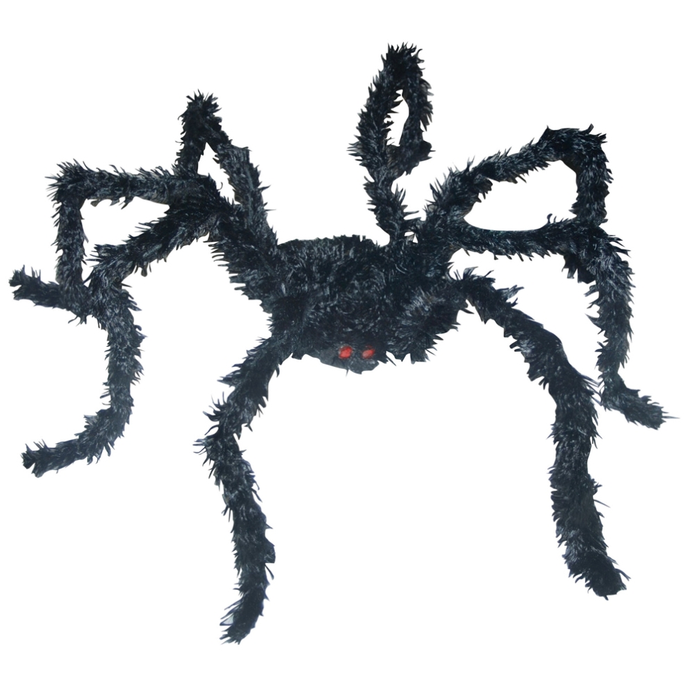 Light Up Bk Spider Long Hair