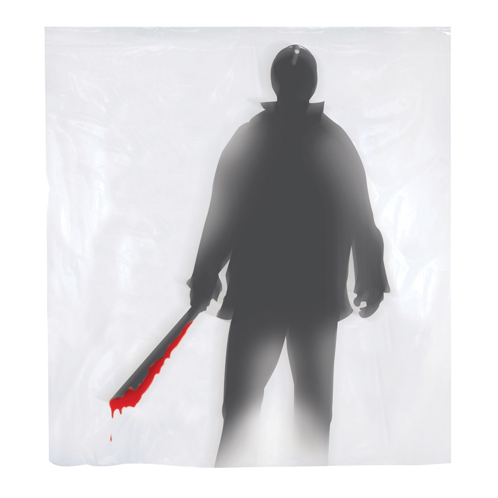 Shower Curtain Machete Killer