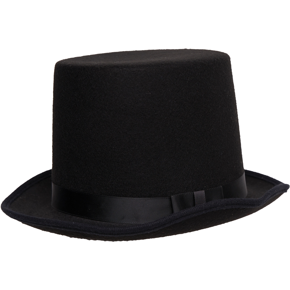 Felt Top Hat - Adult Black