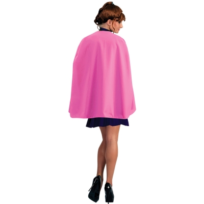 Pink Superhero Cape Adult 36In