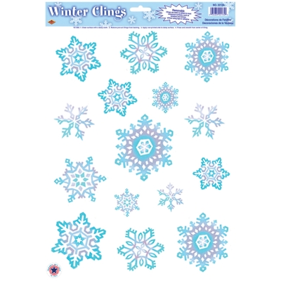 Crystal Snowflake Clings