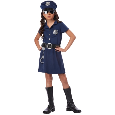 Police Officer Child Lg 10-12