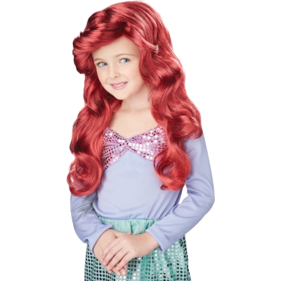 Lil Mermaid Red Wig