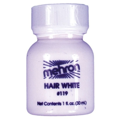 Hair White 1 Oz Plstc Botl