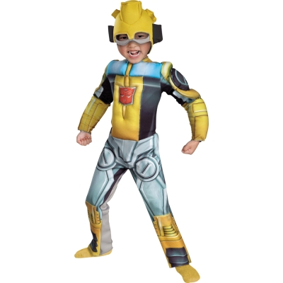 Boy's Bumblebee Rescue Bot Toddler Muscle Costume