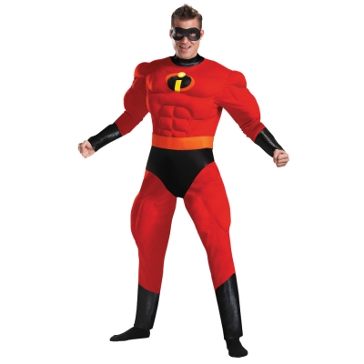 Men's Mr. Incredible Deluxe Muscle Costume