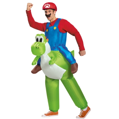 Mario Riding Yoshi Adult 42-46