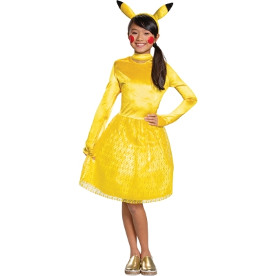 Girl's Pikachu Classic Costume Child SM (4 - 6X)