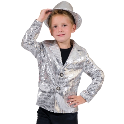 Disco Jacket Silver Child Smal
