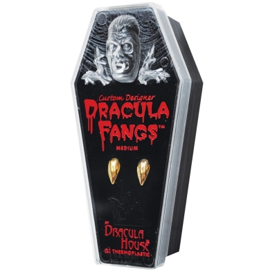 Dracula Gold Fangs Large