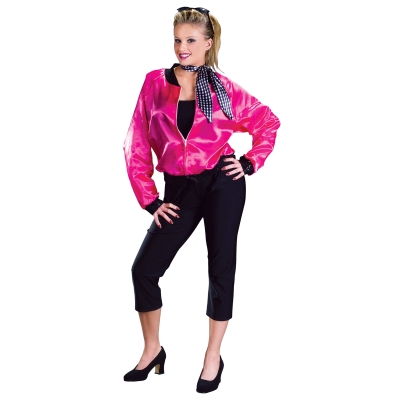 Rock Roll Costume Pink Sm Med
