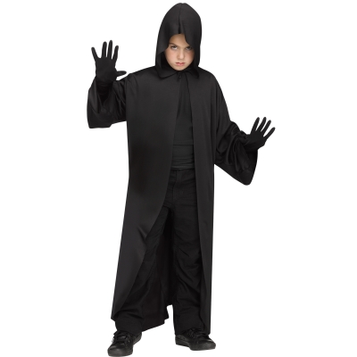 Hooded Robe Black Ch Os