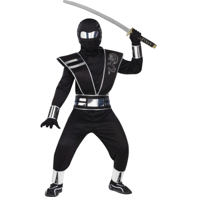 Silver Mirror Ninja Chld Md 8-