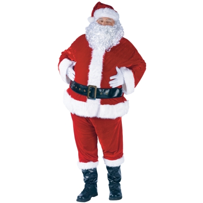 Santa Suit Complete Velour