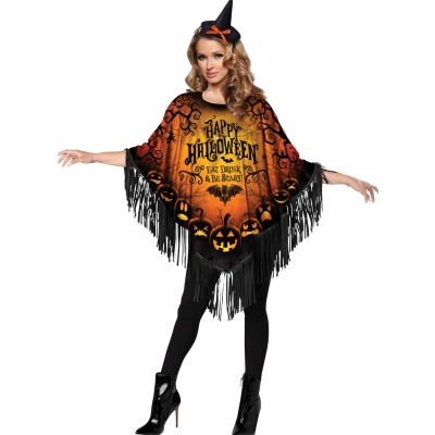 Poncho Happy Halloween Instant