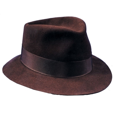 Fedora Dlx Brown Sm