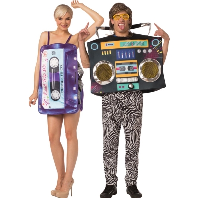 Mix Tape Dress Boom Box Couple