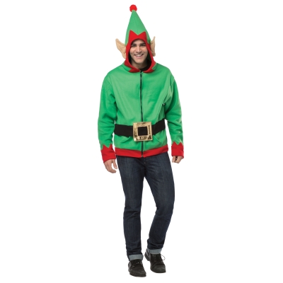Hoodie Elf Adult Medium