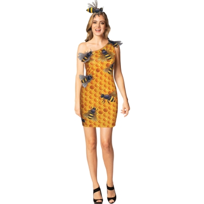Honey Comb Dress Women 4-8
