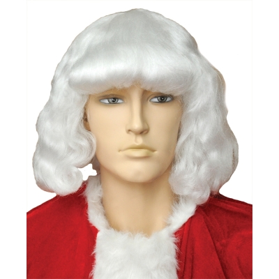 Santa Wig 004 White