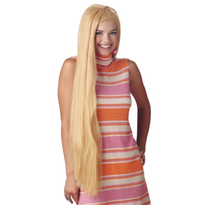 Wig 36 Inch Long Blonde