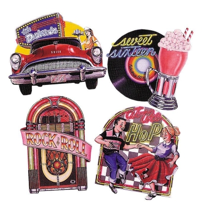 50S Cutouts Pack Of 4 16 Inch