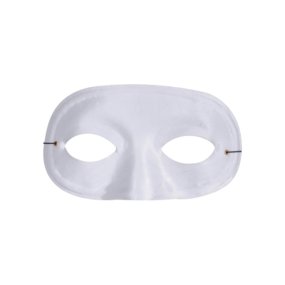 Half Domino Mask White