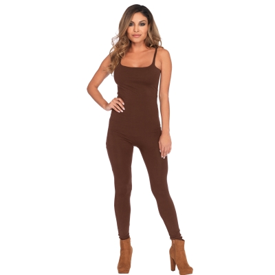 Basic Unitard Adult Brown Med