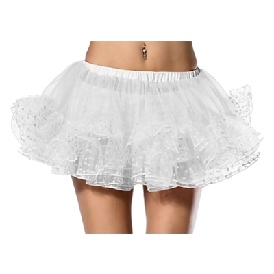 Petticoat Polkadot White