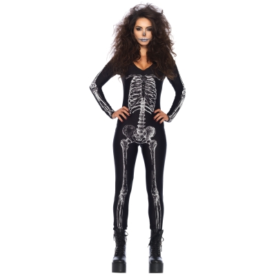 Skeleton Unitard X-Ray Small
