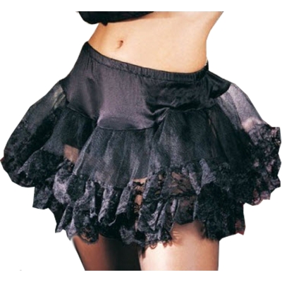Petticoat Black Lace Bottom