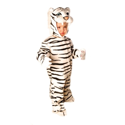 Tiger White Plush 6 12 Months