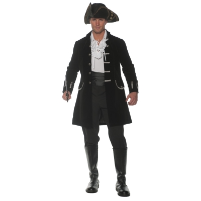 Frock Coat Adult Black Std