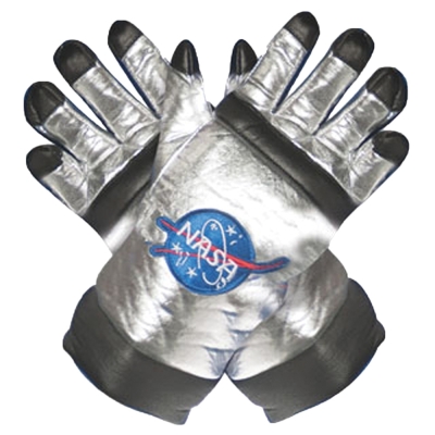 Astronaut Gloves Ad Silver