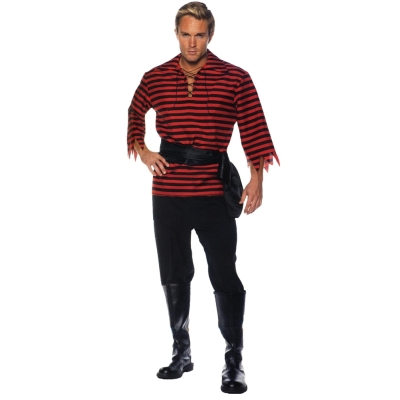 Pirate Set Ad Black/Red Xxl