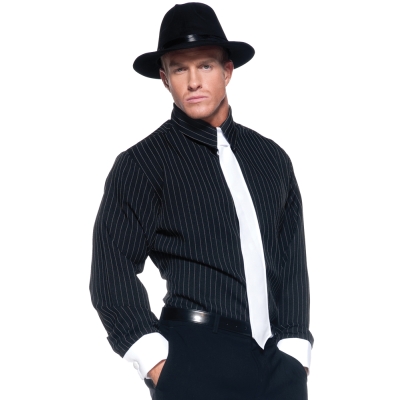 Gangster Shirt Striped Xl