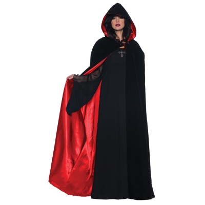 Cape Dlx Blk Red 63 In