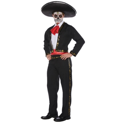 Skull Mariachi Adult Std