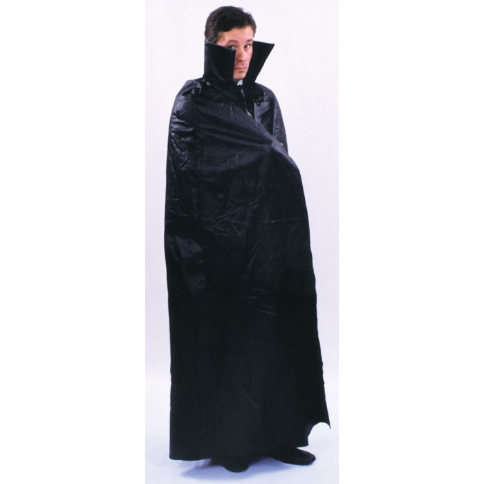 Cape Floor Length Black