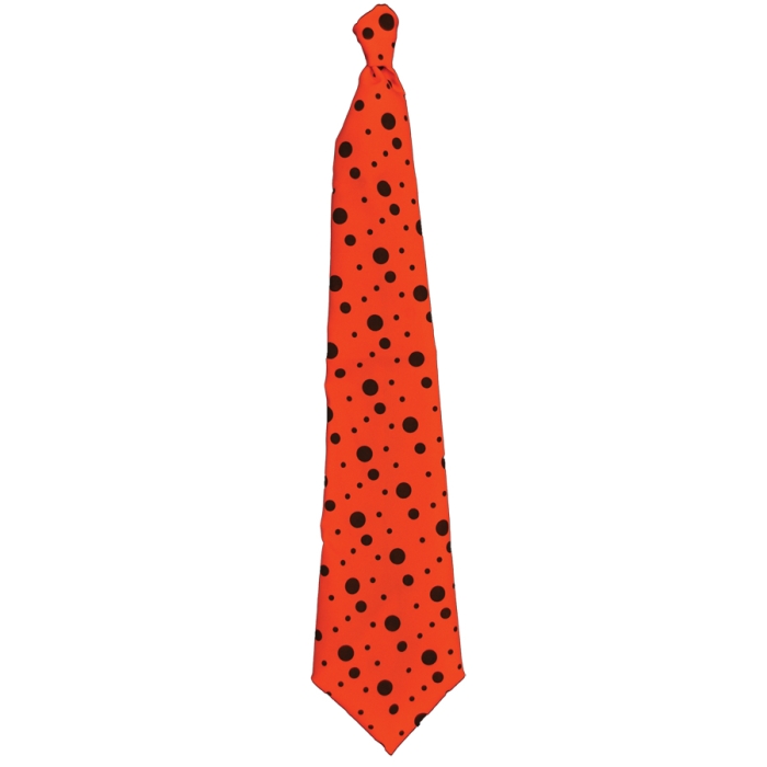 Tie Neon Long Orange