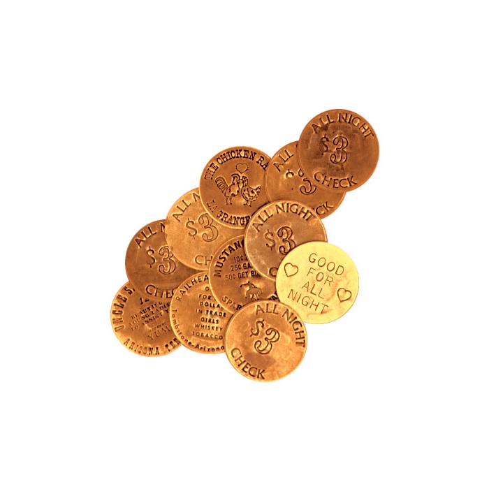 Bawdy House Tokens Bag Of 6