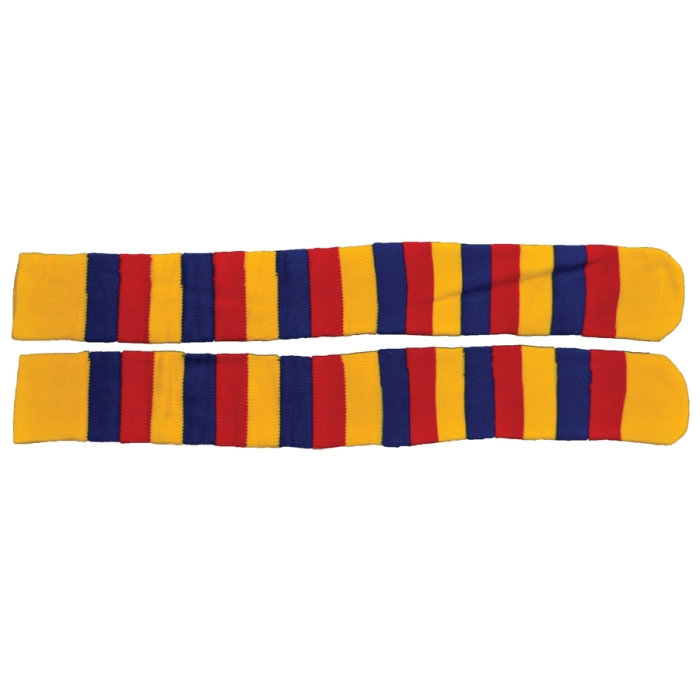 Socks Clown Yellow Red Blue